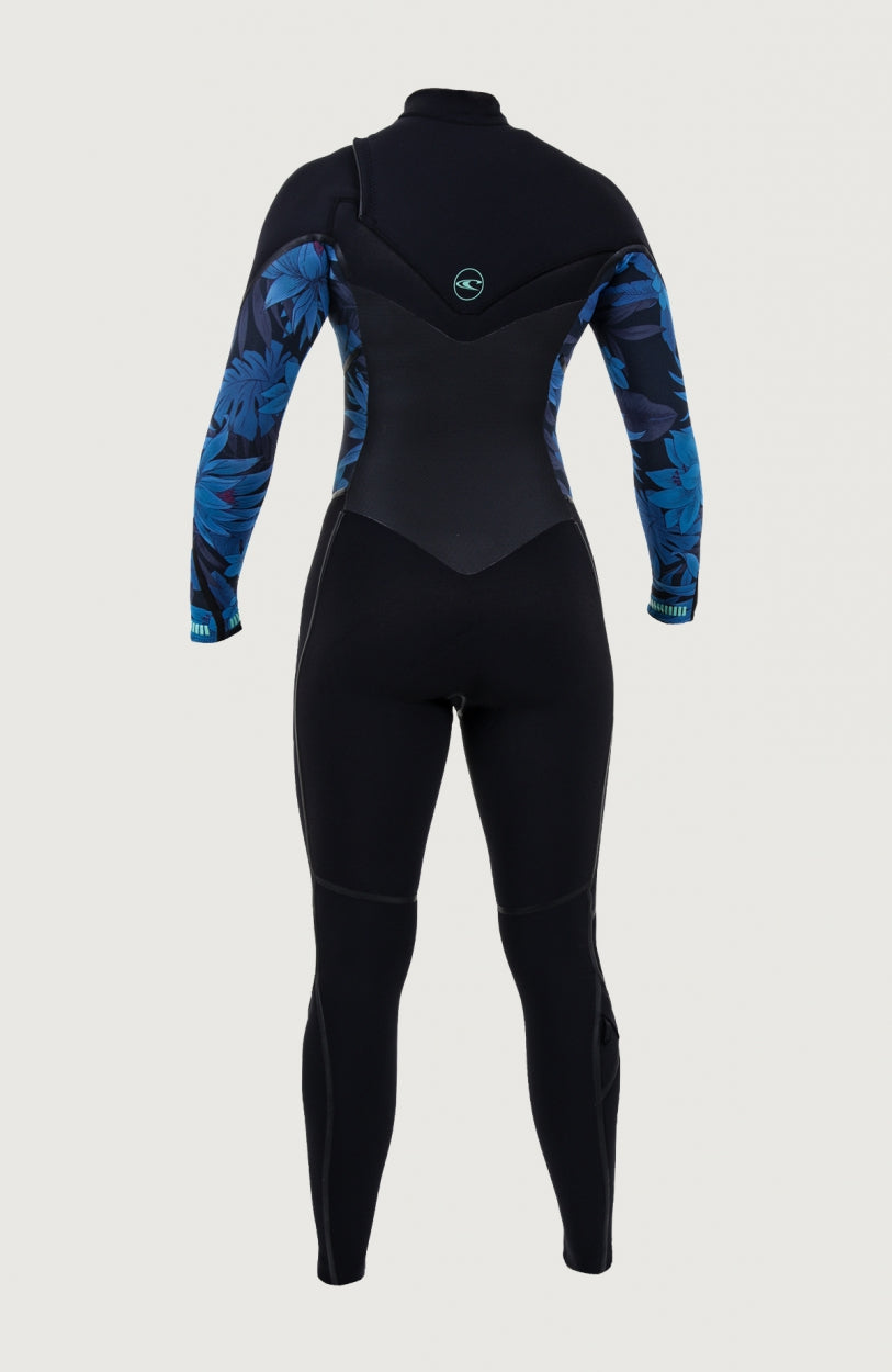 Psycho Tech 4/3mm Chest Zip Full Wetsuit | Black