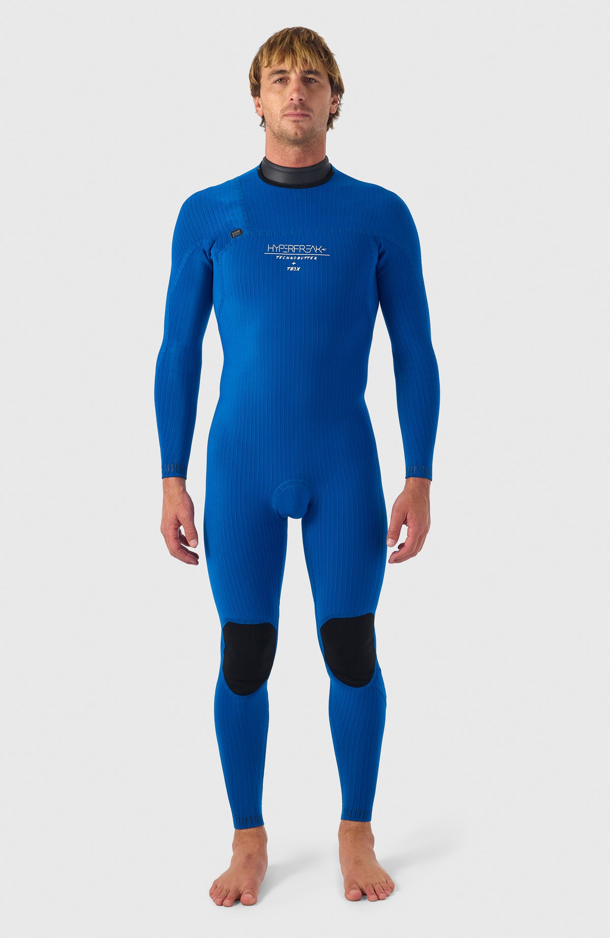 Hyperfreak Plus 3/2mm Chest Zip Full Wetsuit | BLACK/BLACK