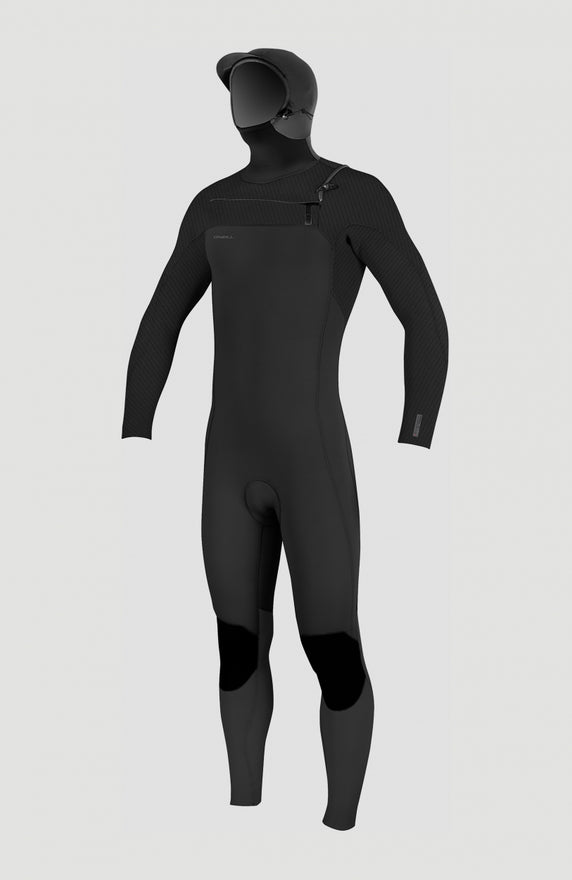 Hyperfreak Fire 4/3+mm Chest Zip Full Wetsuit | BLACK/BLACK Hyperfreak Fire 4/3+mm Chest Zip Full Wetsuit | BLACK/BLACK