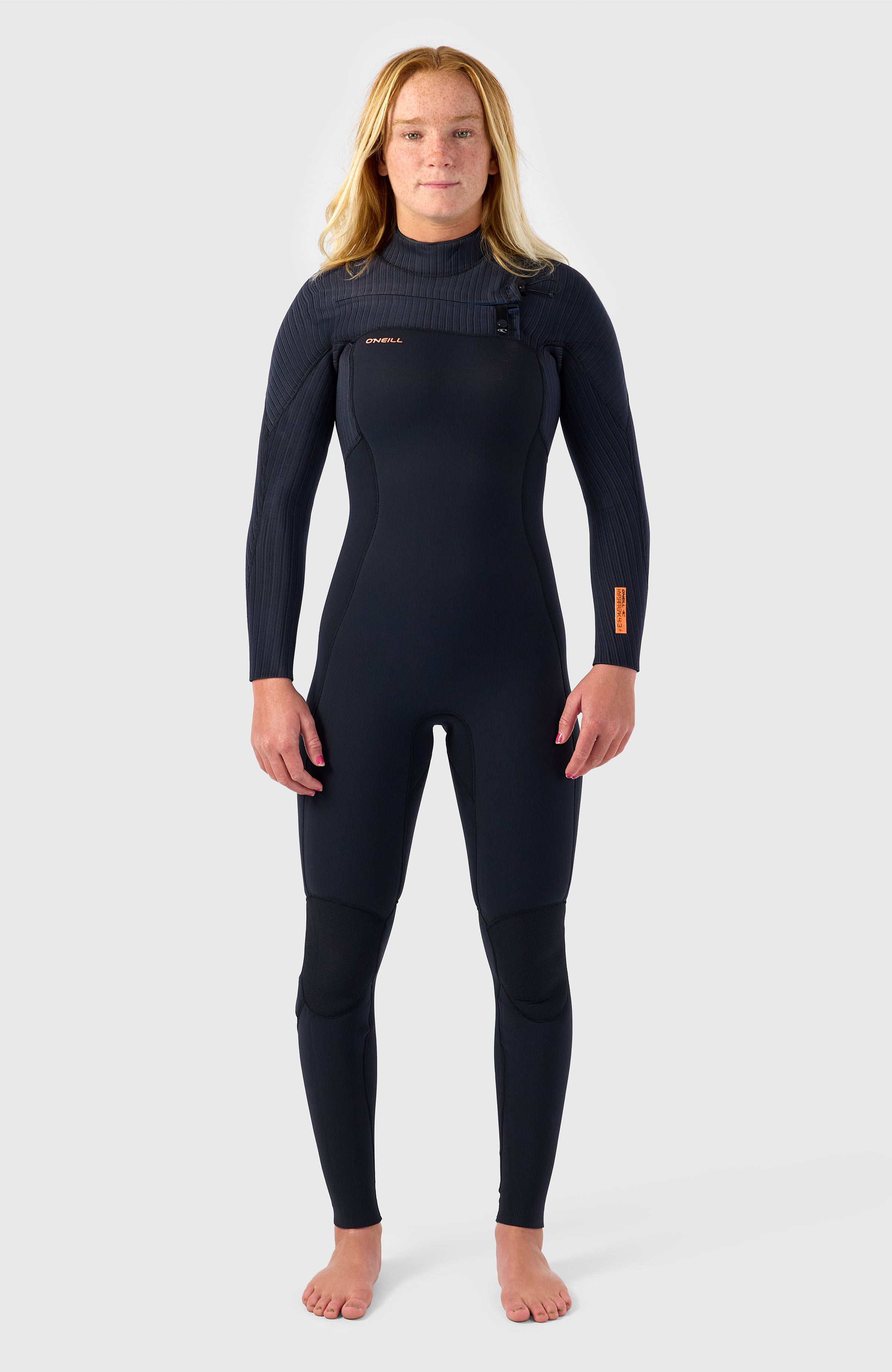 O'Neill Dames Hyperfreak 4/3mm Chest Zip Full Wetsuit Dames – O'Neill