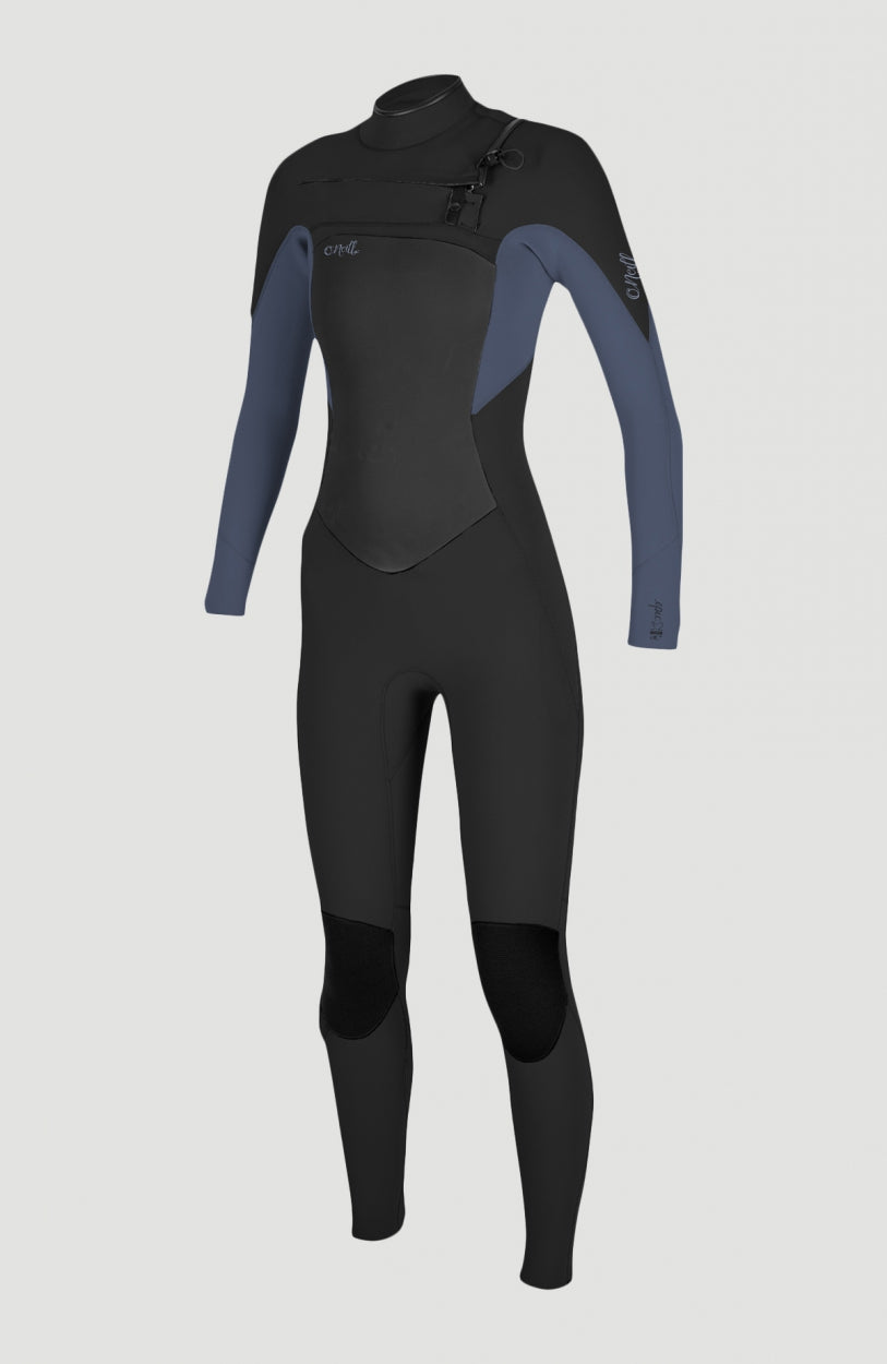 Epic 4/3mm Chest Zip Full Wetsuit | Black