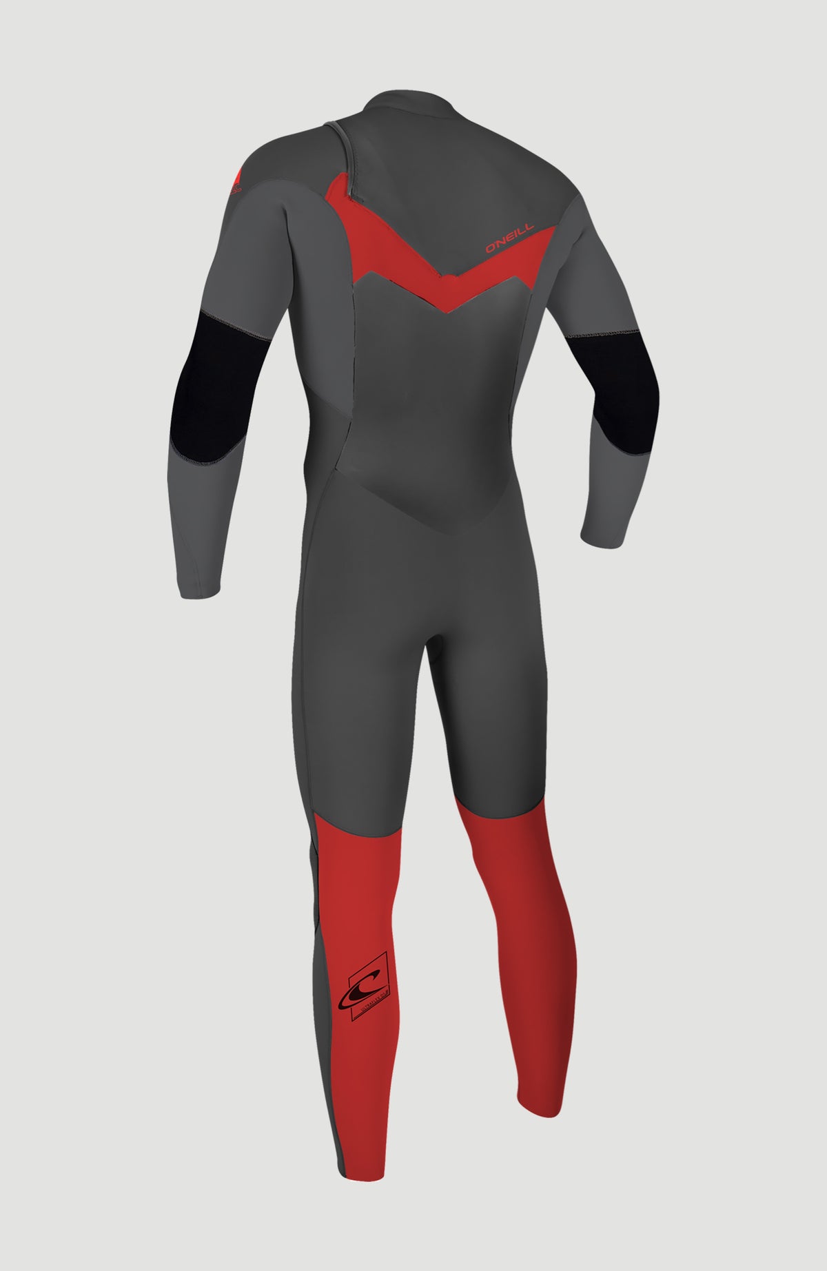 Epic 4/3mm Chest Zip Full Wetsuit | GRAPHITE/SMOKE/RED