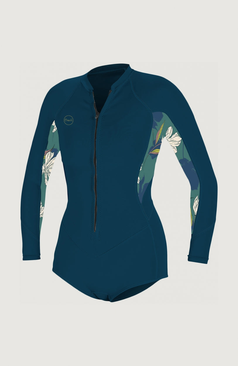 Bahia 2/1mm Front Zip Long Sleeve Spring Wetsuit | Dark Blue