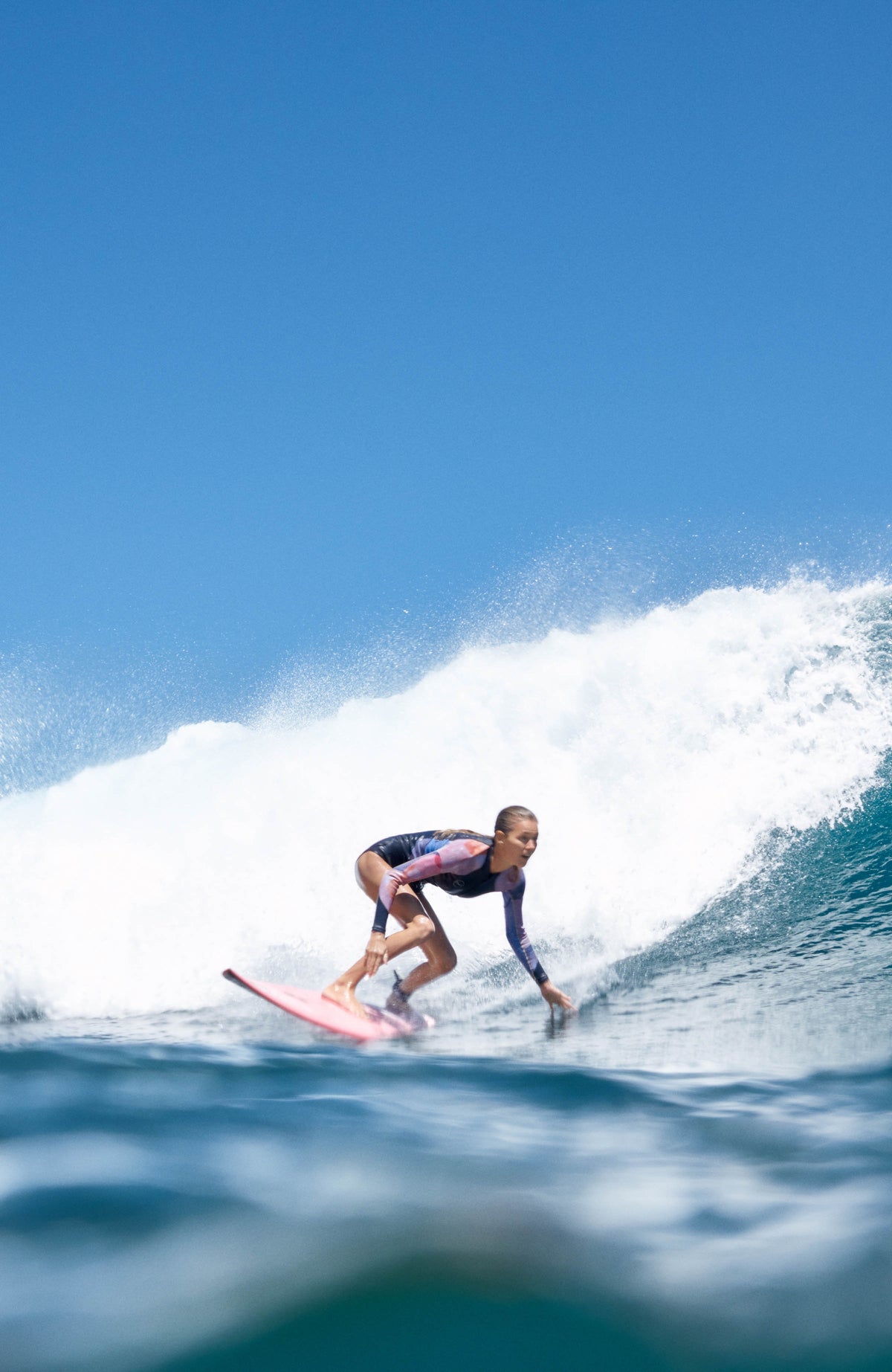 Bahia 2/1mm Front Zip Long Sleeve Spring Wetsuit | GRAPHITE/DRIFT BLUE/DESERT BLO