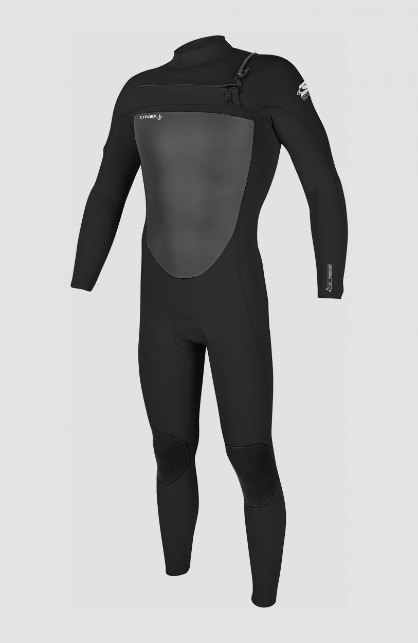 Epic 5/4mm Chest Zip Full Wetsuit | BLACK/BLACK