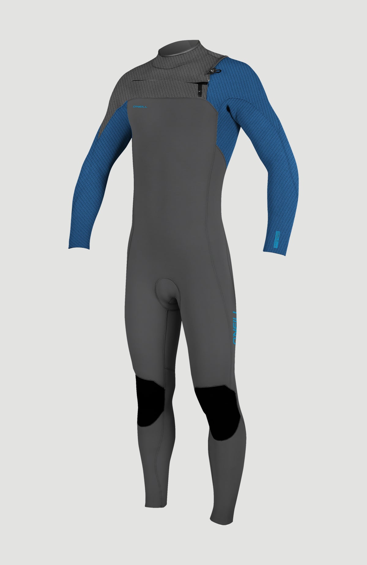 Hyperfreak Plus 5/4mm Chest Zip Full Wetsuit | GRAPHITE/SMOKE/BALI BLUE