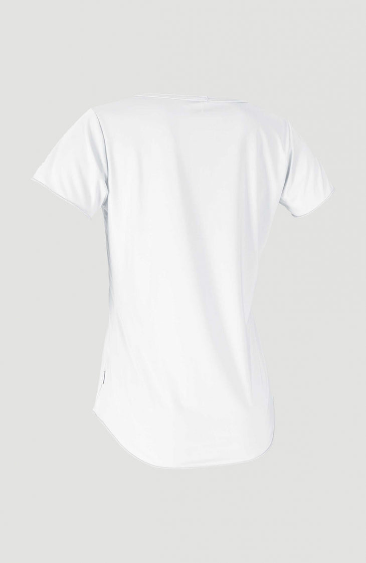 Graphic Scoop-Neck Sun Shirt | White