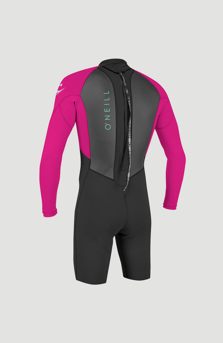 Reactor-2 2mm Back Zip Longsleeve Spring Wetsuit | BLK/BERRY