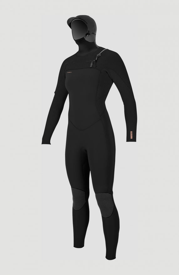 Hyperfreak Fire 4/3+mm Chest Zip Full Wetsuit | BLACK/BLACK Hyperfreak Fire 4/3+mm Chest Zip Full Wetsuit | BLACK/BLACK