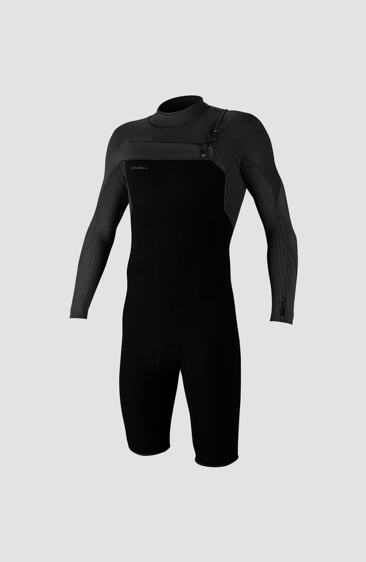 Hyperfreak 2mm Chest Zip Longsleeve Spring Wetsuit | BLACK/BLACK