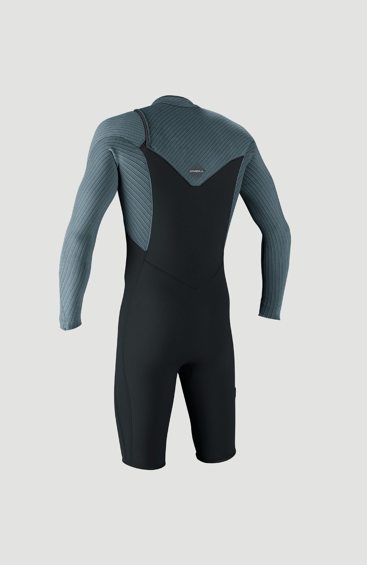 Hyperfreak 2mm Chest Zip Longsleeve Spring Wetsuit | GUN METAL/CADET BLUE