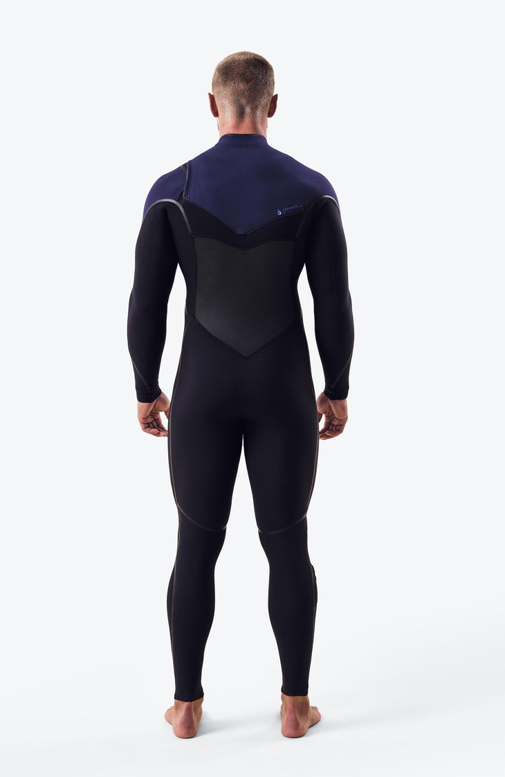 Psycho Tech 4/3mm Chest Zip Full Wetsuit | BLACK/NAVY