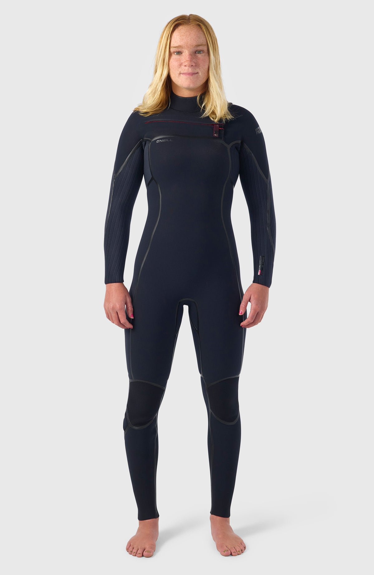 Hyperfreak Fire 4/3+mm Chest Zip Full Wetsuit | BLACK/BLACK