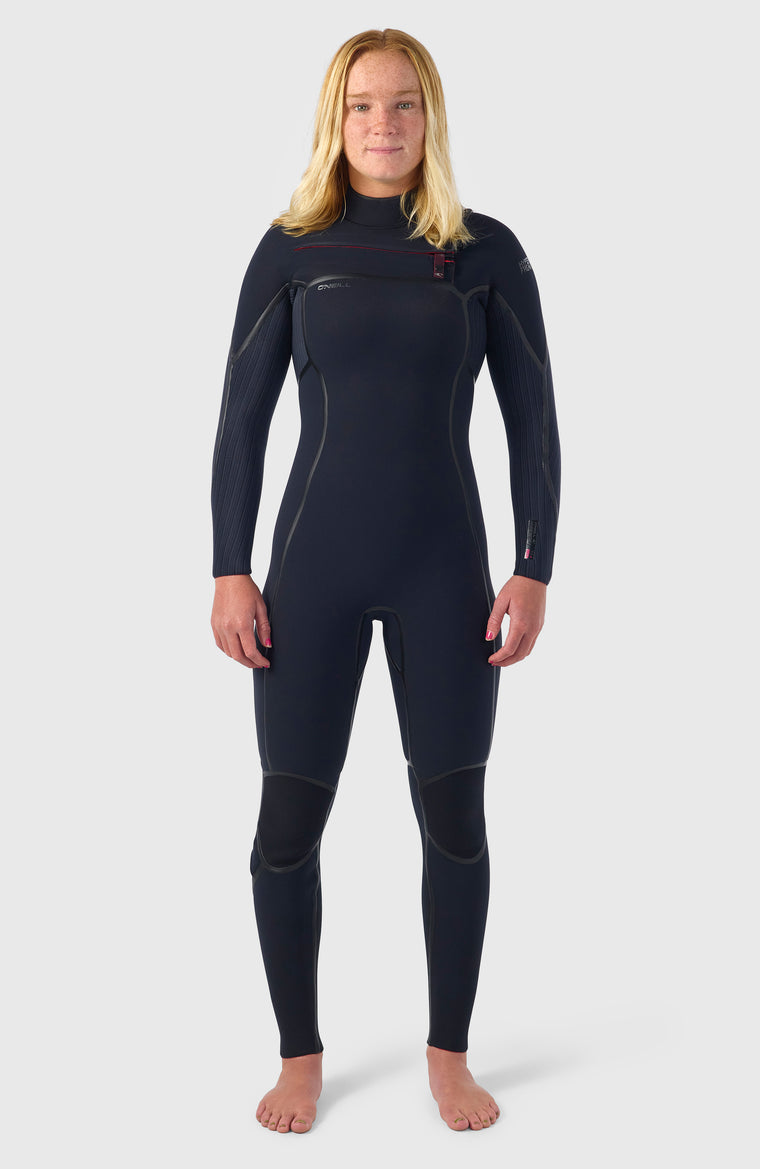 Hyperfreak Fire 4/3+mm Chest Zip Full Wetsuit | BLACK/BLACK Hyperfreak Fire 4/3+mm Chest Zip Full Wetsuit | BLACK/BLACK