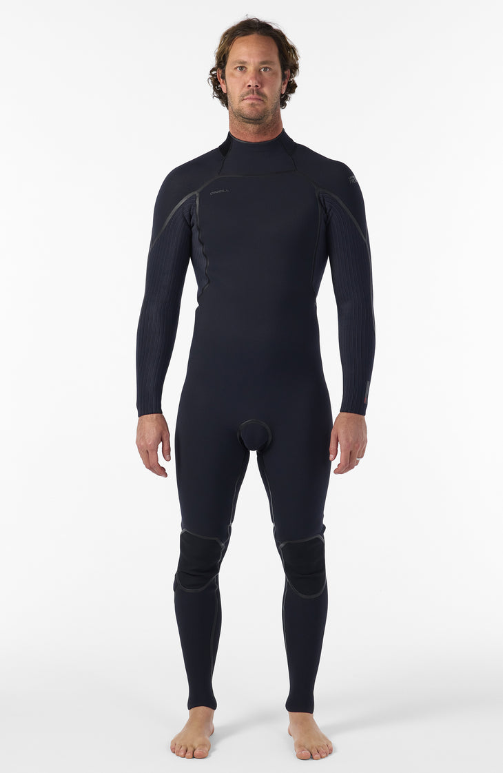 Hyperfreak Fire 5/4mm+ Back Zip Full Wetsuit | BLACK/BLACK