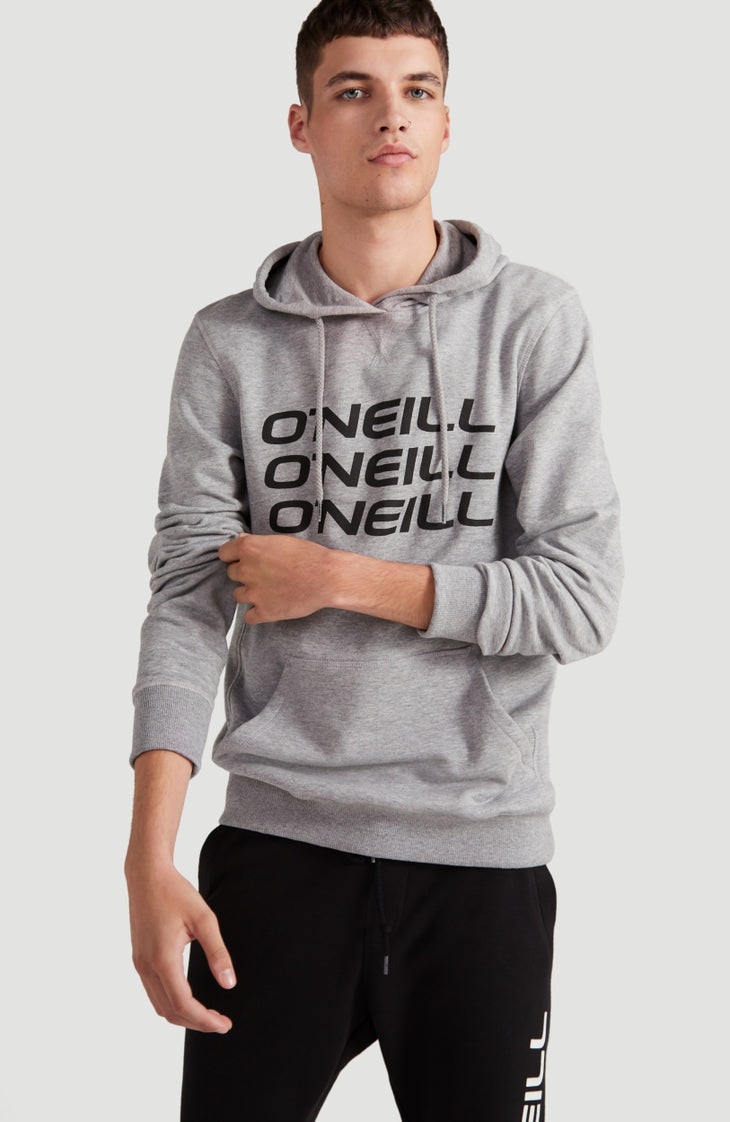 Triple Stack Hoodie | Silver Melee -A