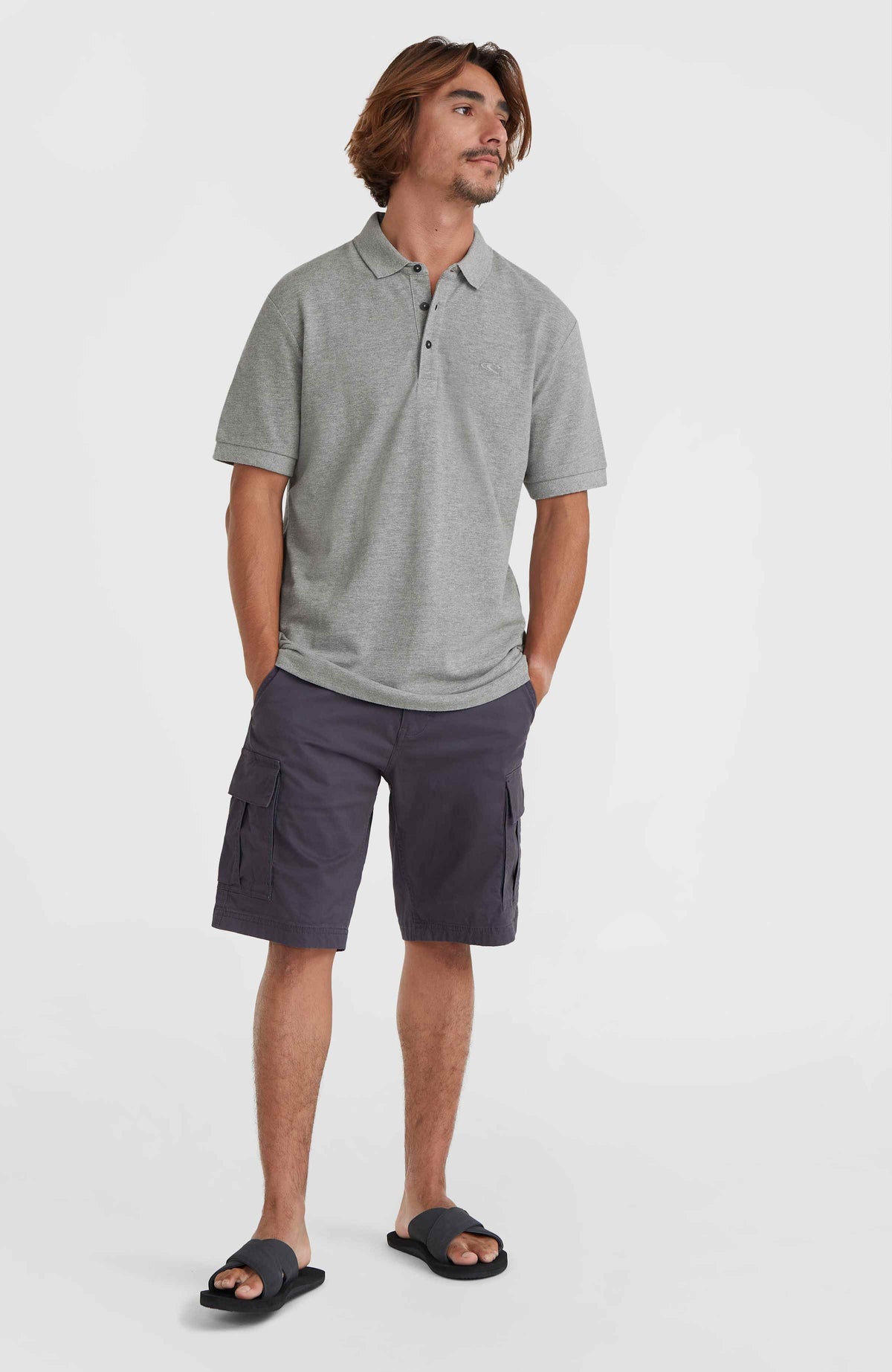 Polo O'Neill Small Logo | Silver Melee -A