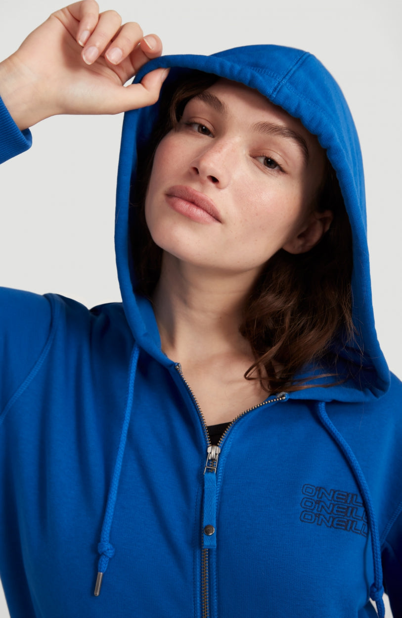 Triple Stack Full Zip Hoodie | Ocean Blue