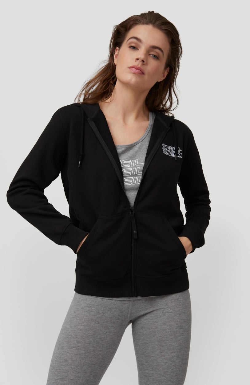 Triple Stack Full Zip Hoodie | BlackOut - A