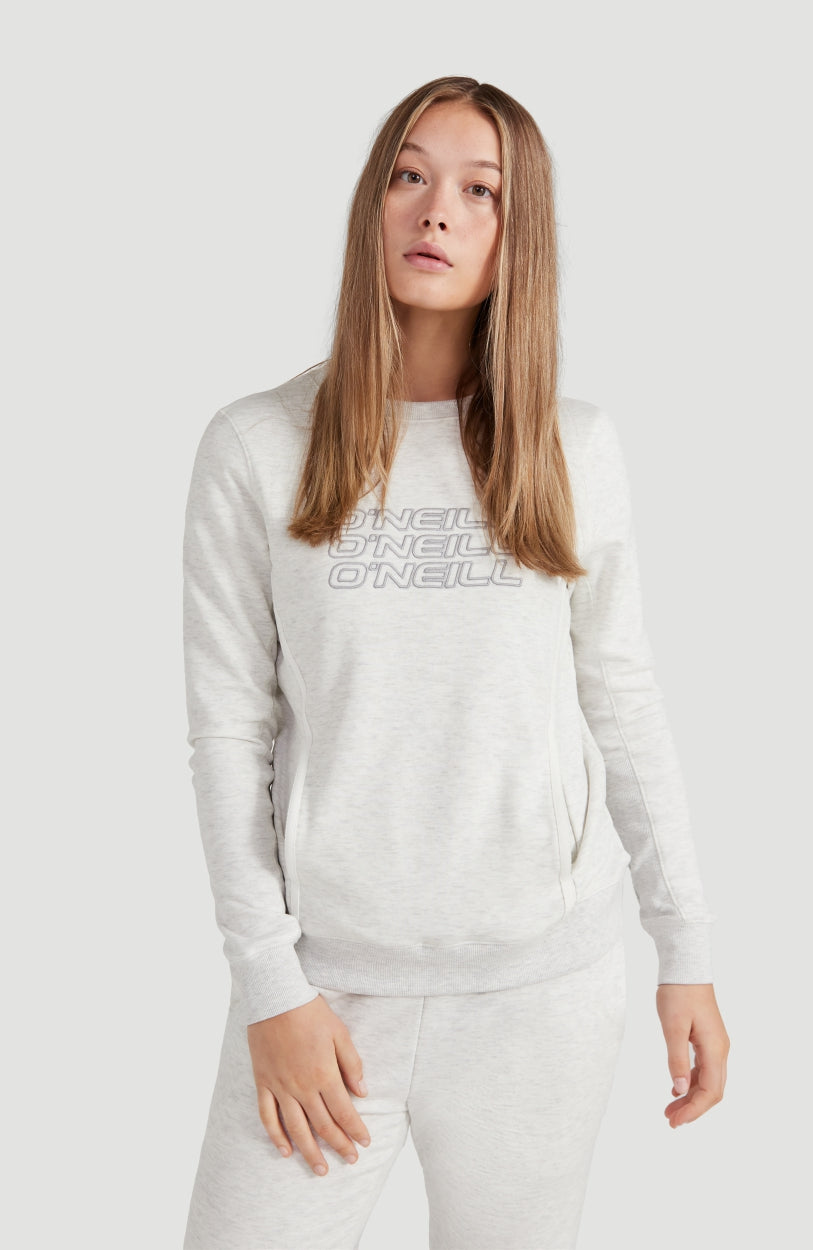 O'Neill Triple Stack Crew Sweatshirt | White Melee