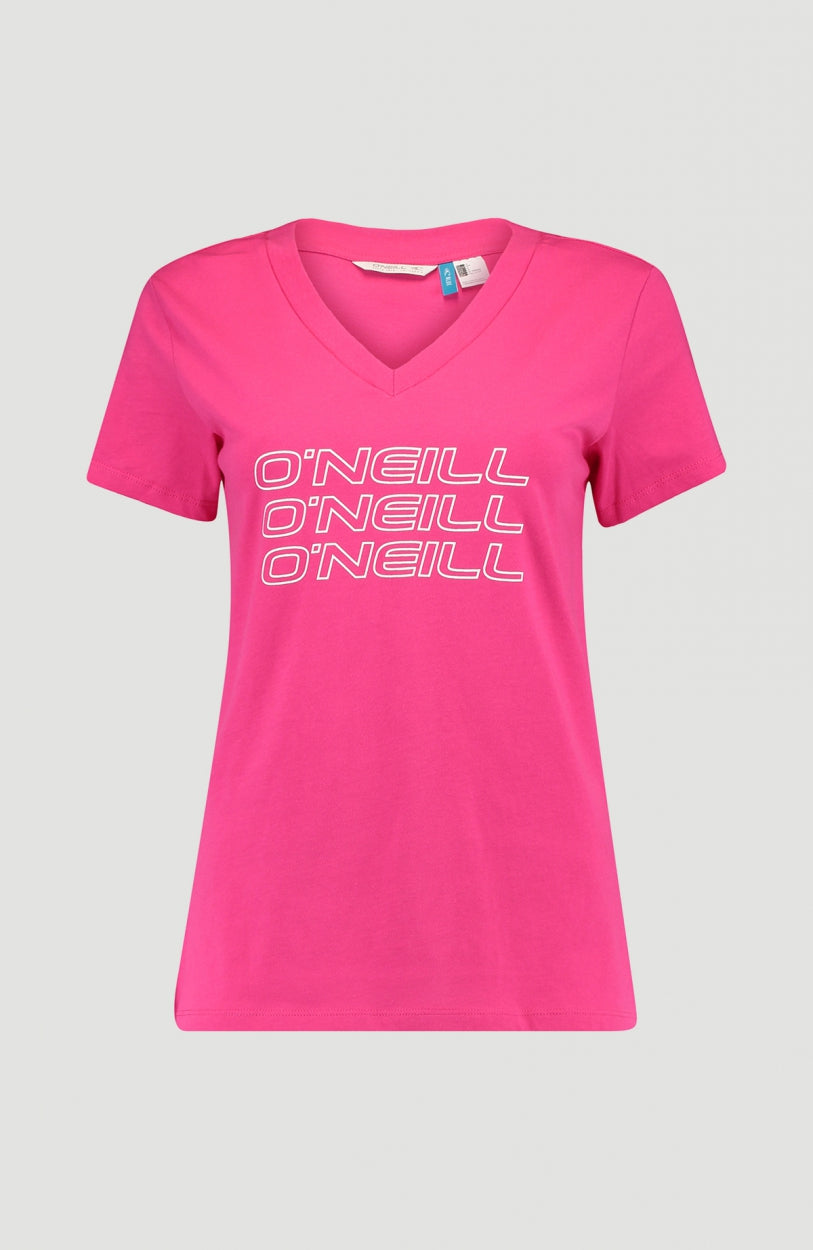 Triple Stack V-Neck T-Shirt | Cabaret -A