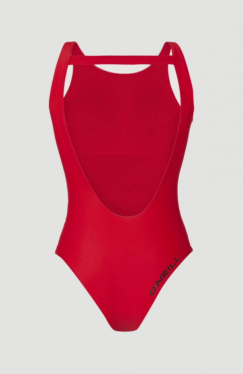 Logo High Neck Badpak | Paprika