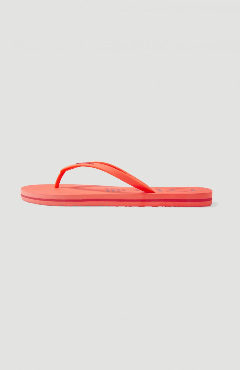 Slippers Profile Logo | Neon Coral