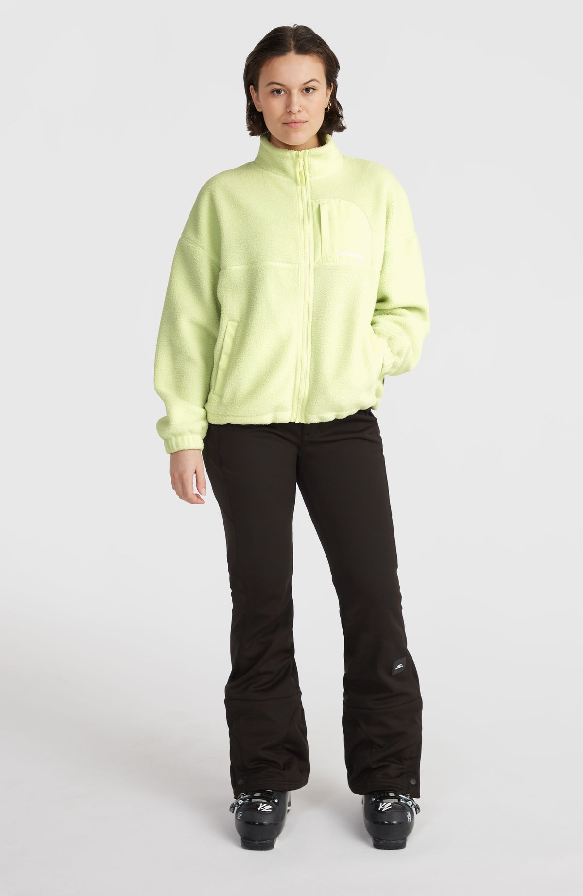 Blessed Softshell Hybrid Skinny skibroek | Black Out