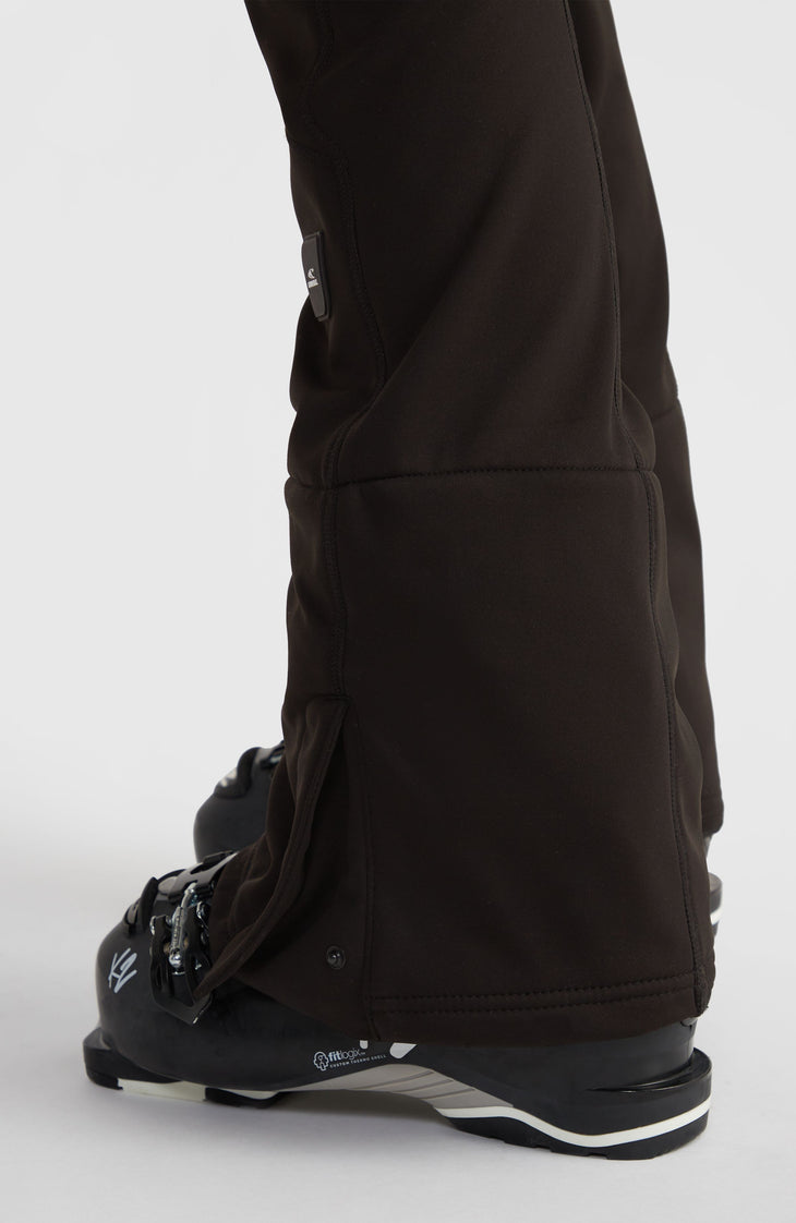 Blessed Softshell Hybrid Skinny skibroek | Black Out