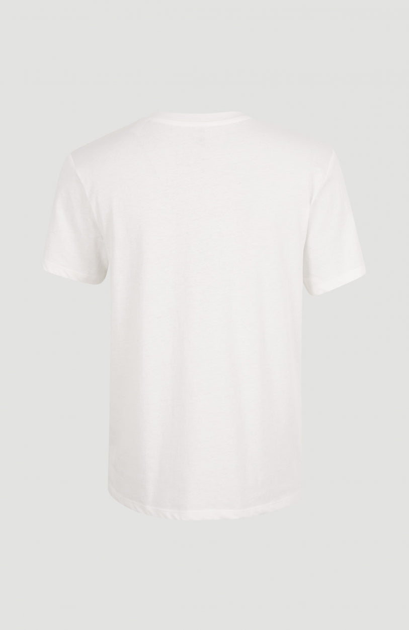 T-shirt Essentials met V-hals | Snow White