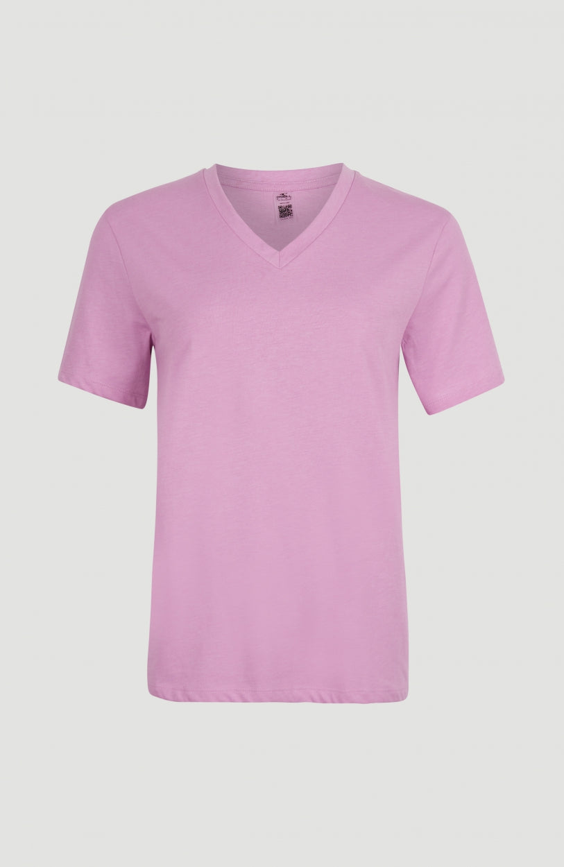 T-shirt Essentials met V-hals | Violet Tulle