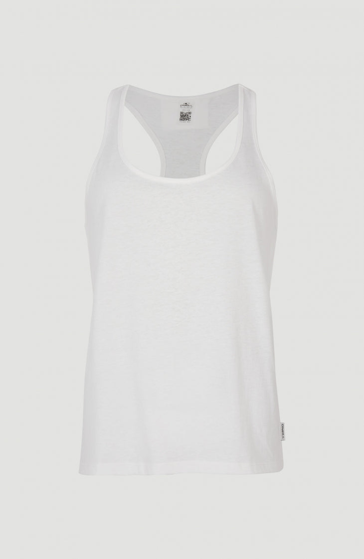 Tanktop Essentials Racer Back | Snow White