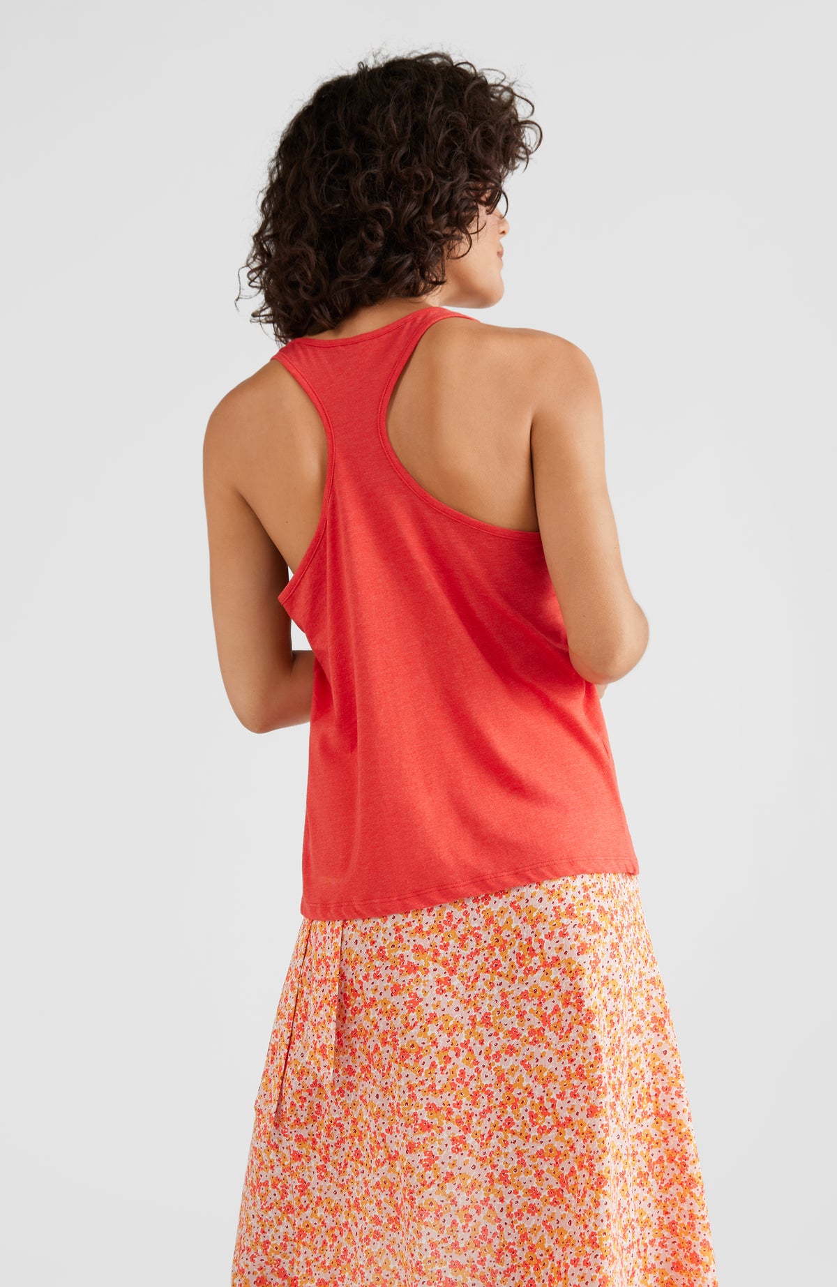 Tanktop Essentials Racer Back | Sunrise Red