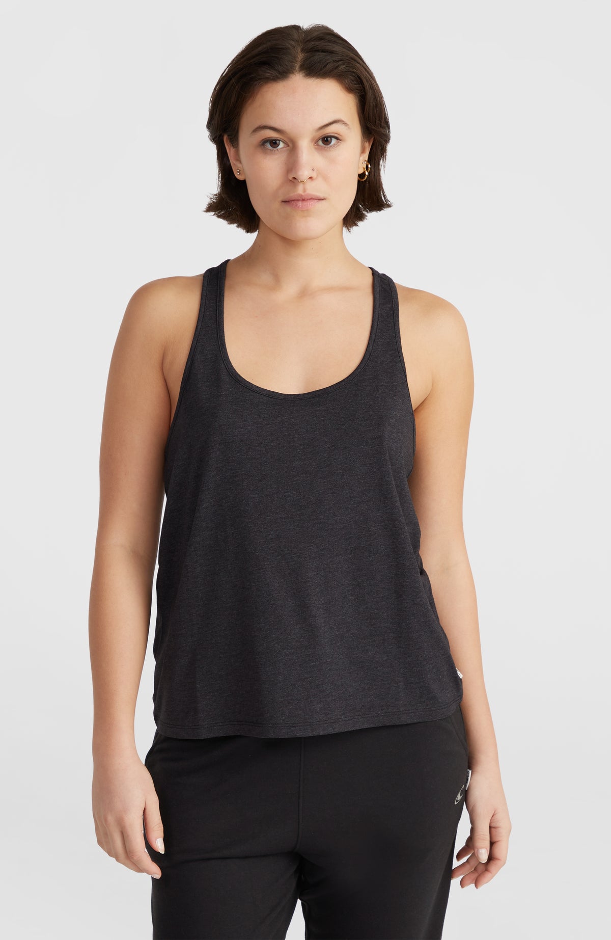 Tanktop Essentials Racer Back | Black Out