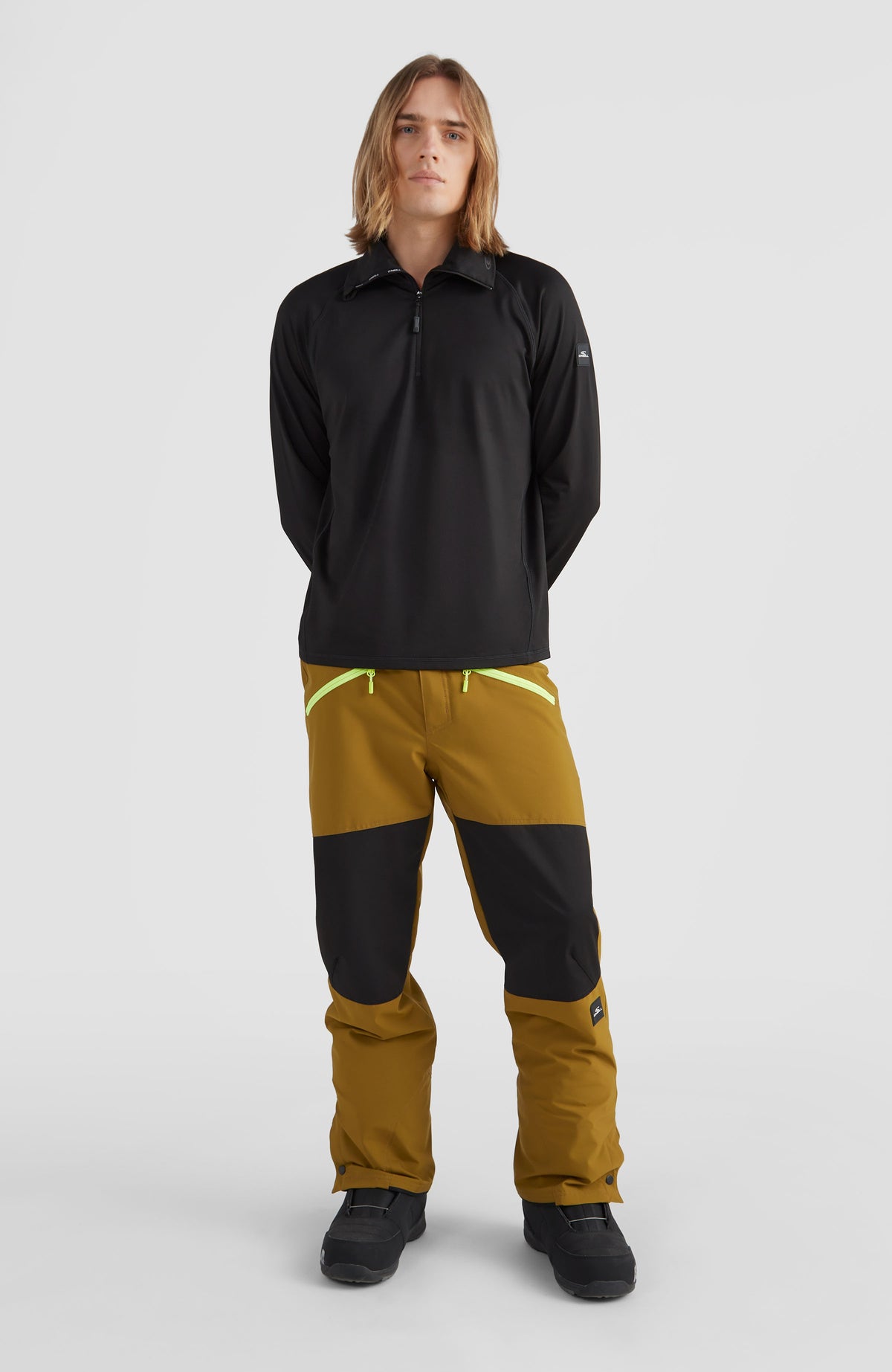 Clime fleecetrui met halve rits | BlackOut - A