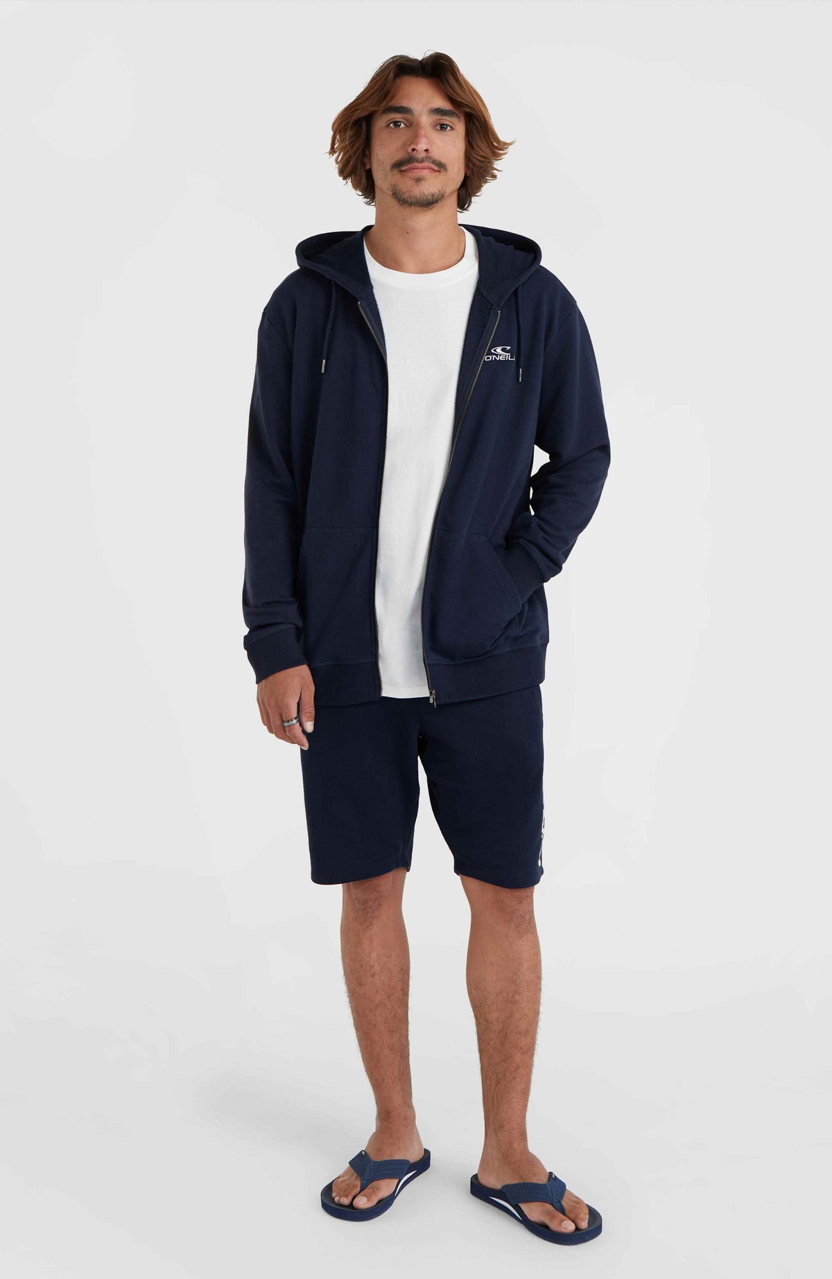 O'Neill Small Logo capuchonvest met volledige rits | Ink Blue