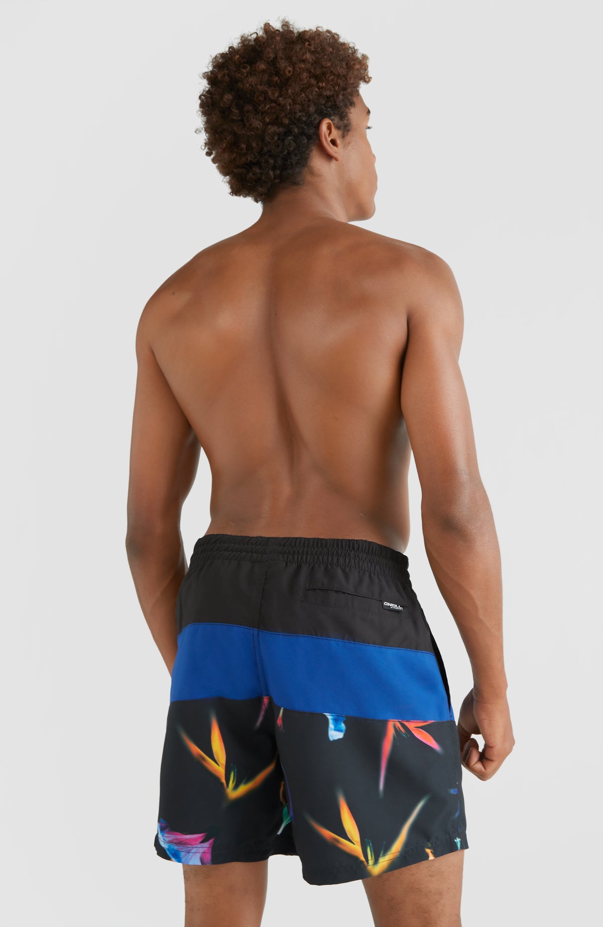 Frame Block Swim Short | Blue Multi 6