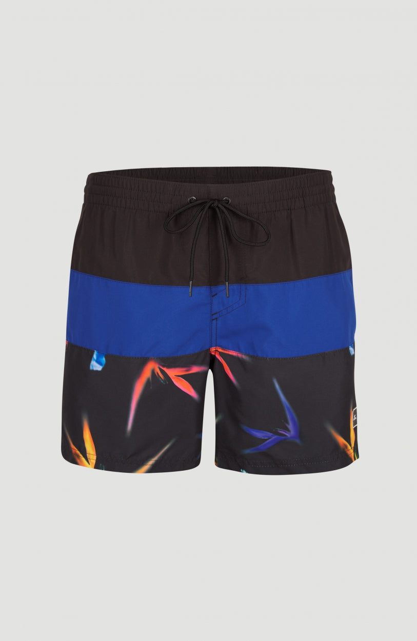 Frame Block Swim Short | Blue Multi 6