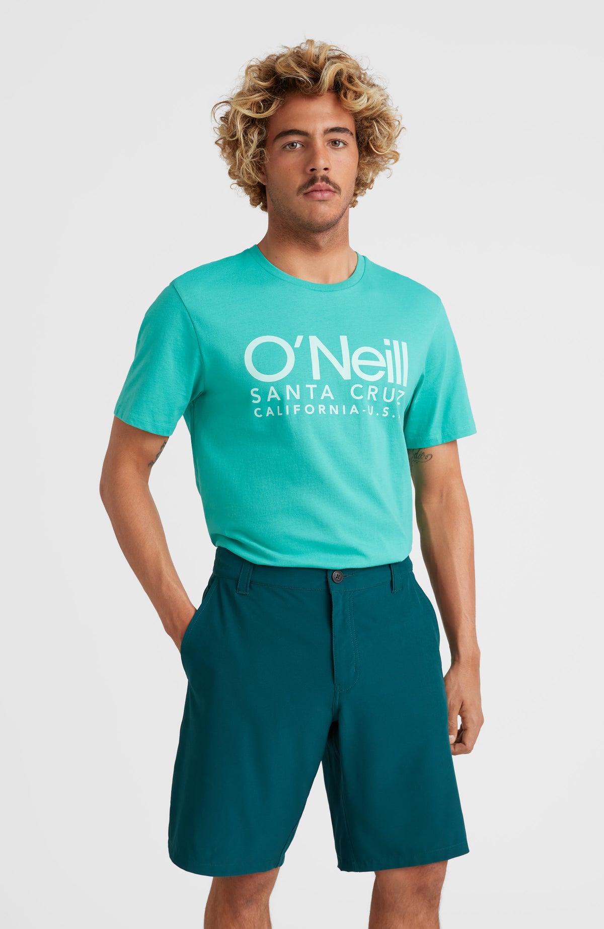Short Hybrid Chino | Deep Teal