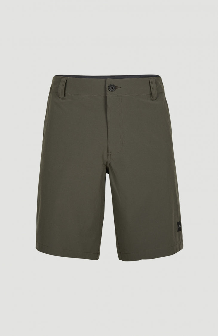 Short Hybrid Chino | Military Green