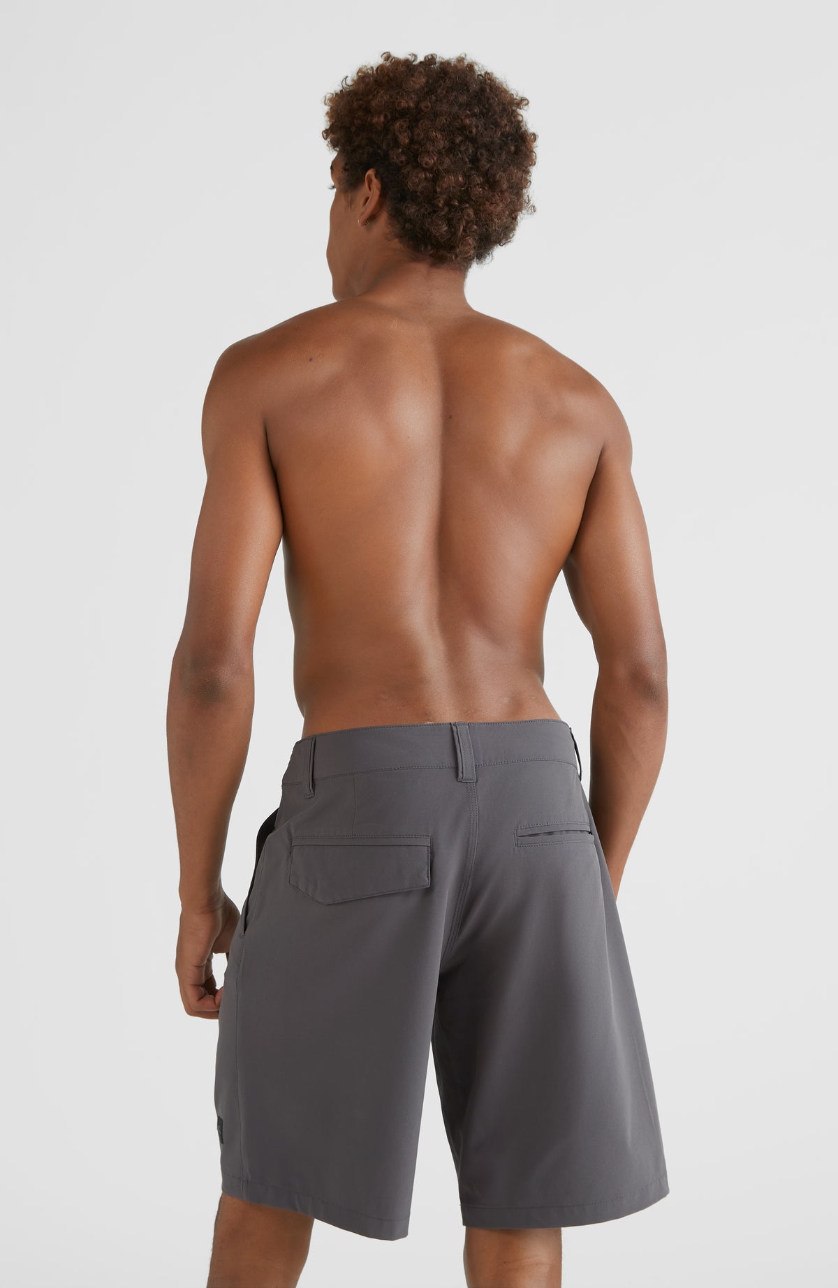 Short Hybrid Chino | Asphalt