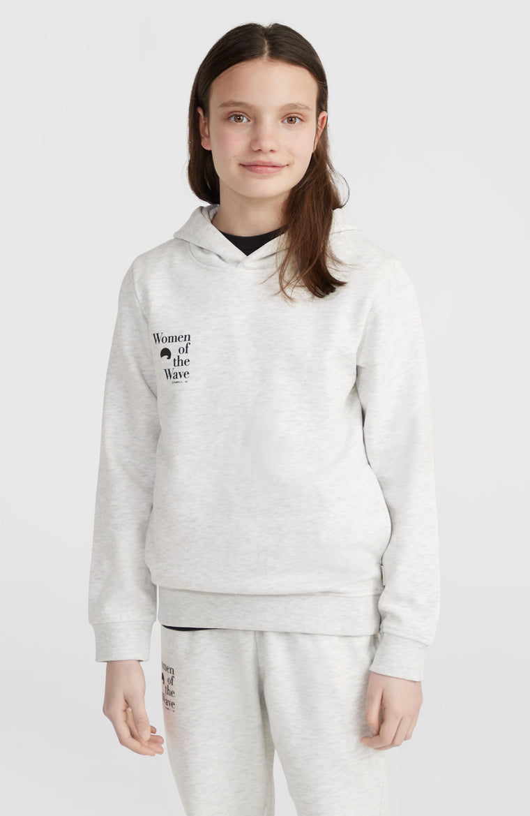 Women of the Wave hoodie | White Melange Women of the Wave hoodie | White Melange