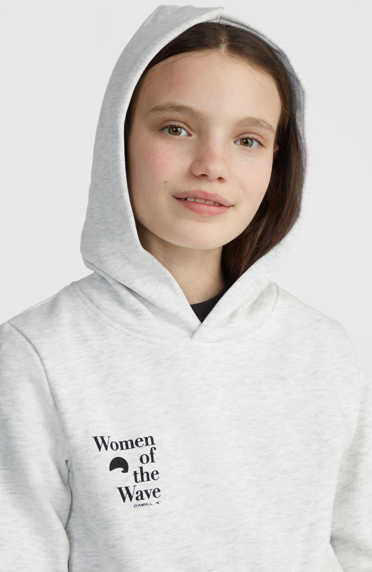 Women of the Wave hoodie | White Melange