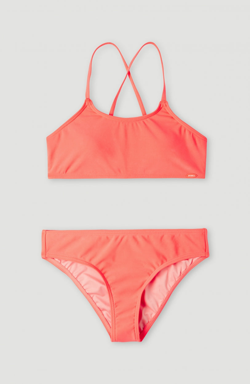 Bikini Essentials Bralette | Neon Coral