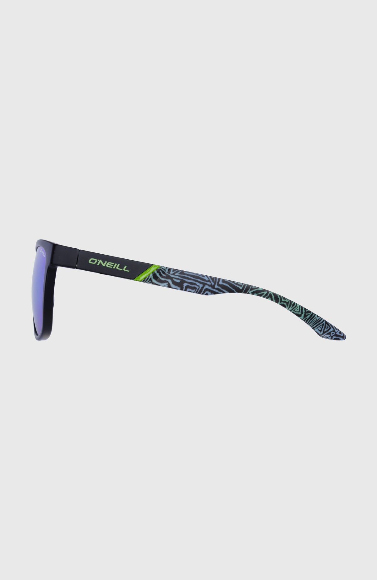 O'Neill DawnPatrol zonnebril | MATTE BLACK/ GREEN RETRO PRINT