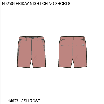 Friday Night Chino Short | Ash Rose