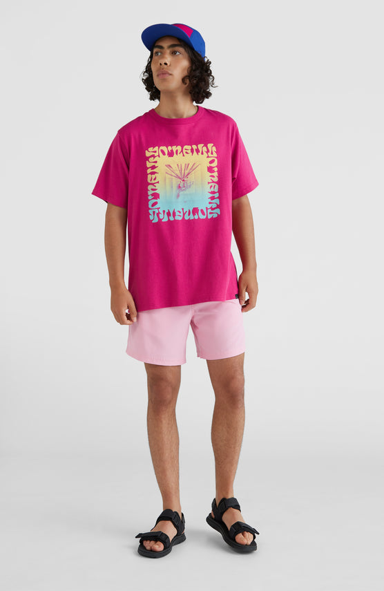 Cali Swim Short | Prism Pink