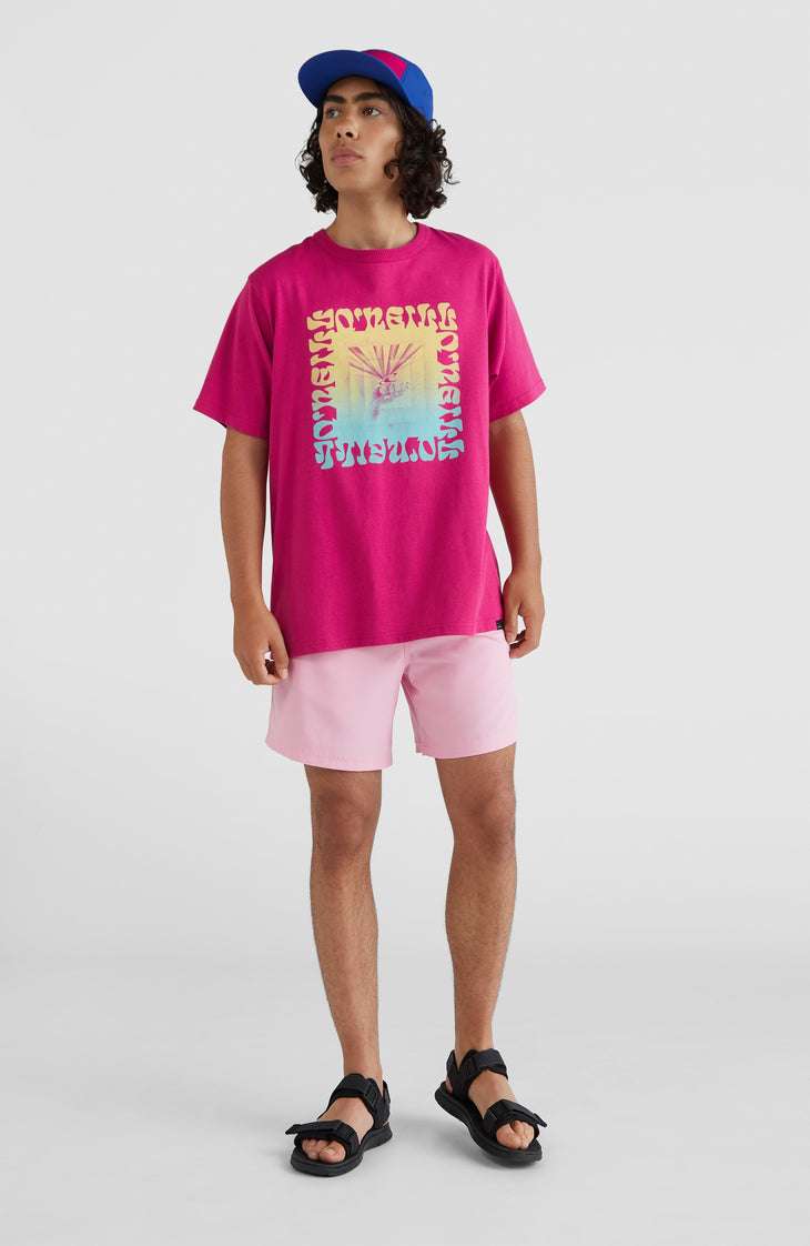 Cali Swim Short | Prism Pink