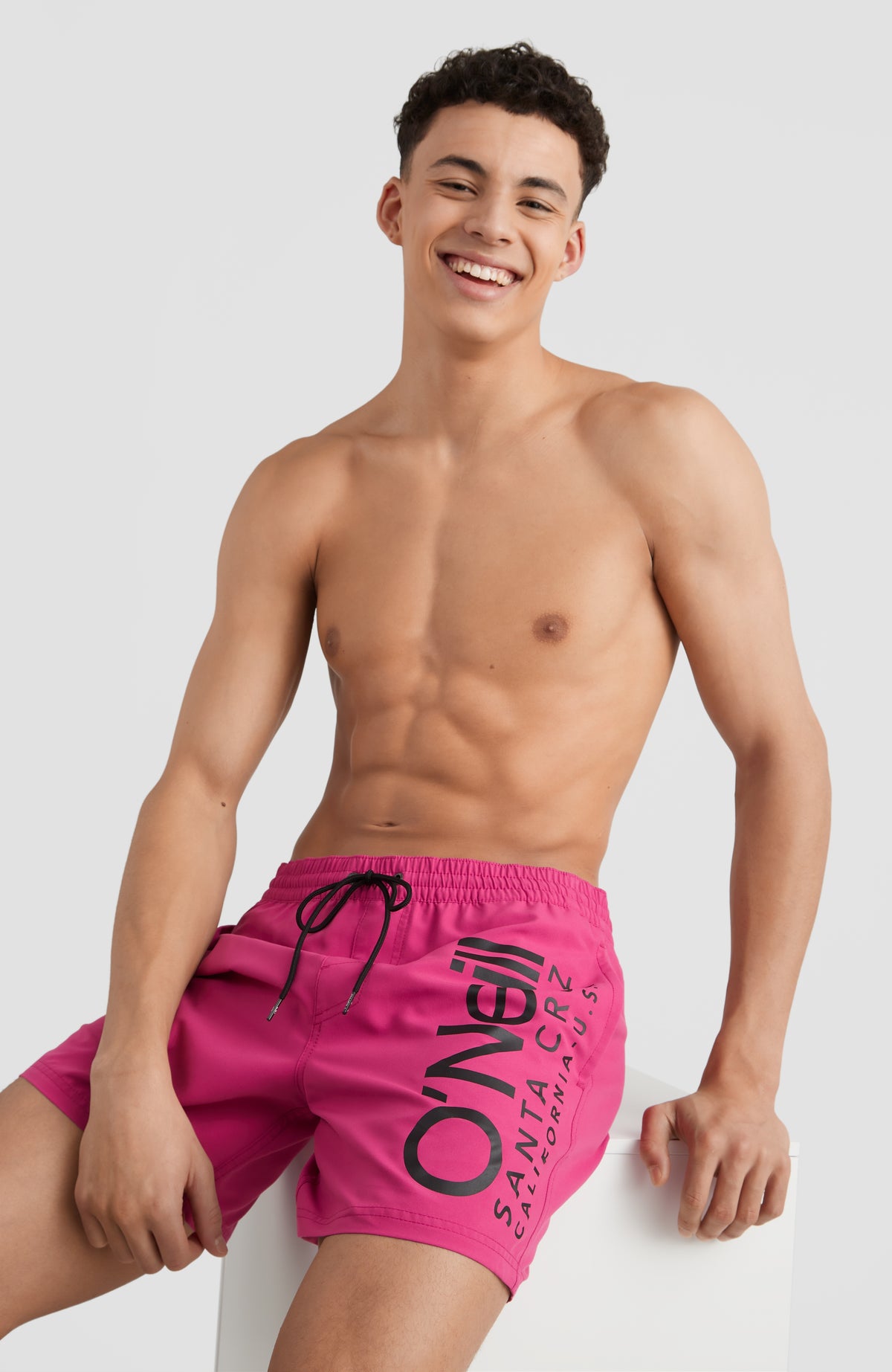 Original Cali Swim Short | Fuchsia Red