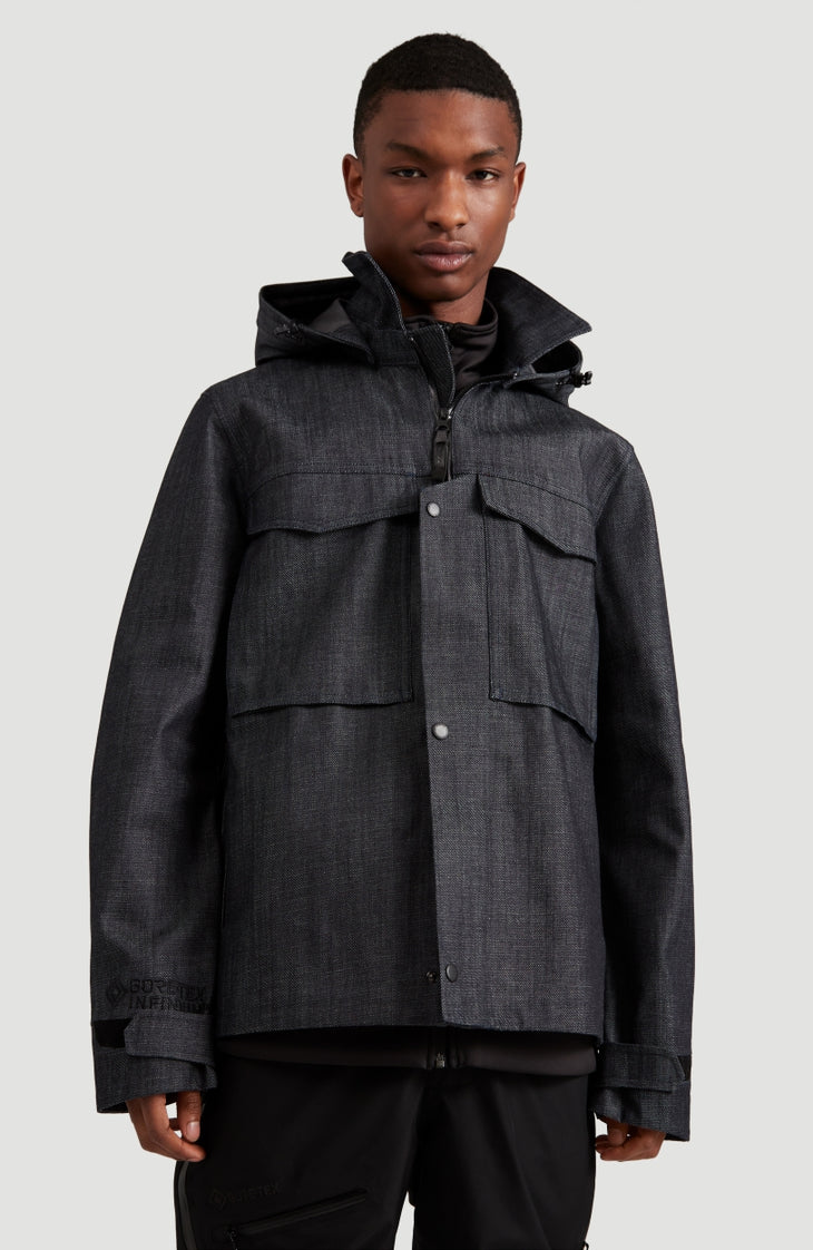 GORE-TEX Denim Kickstart Snow Jacket | Ink Blue -A